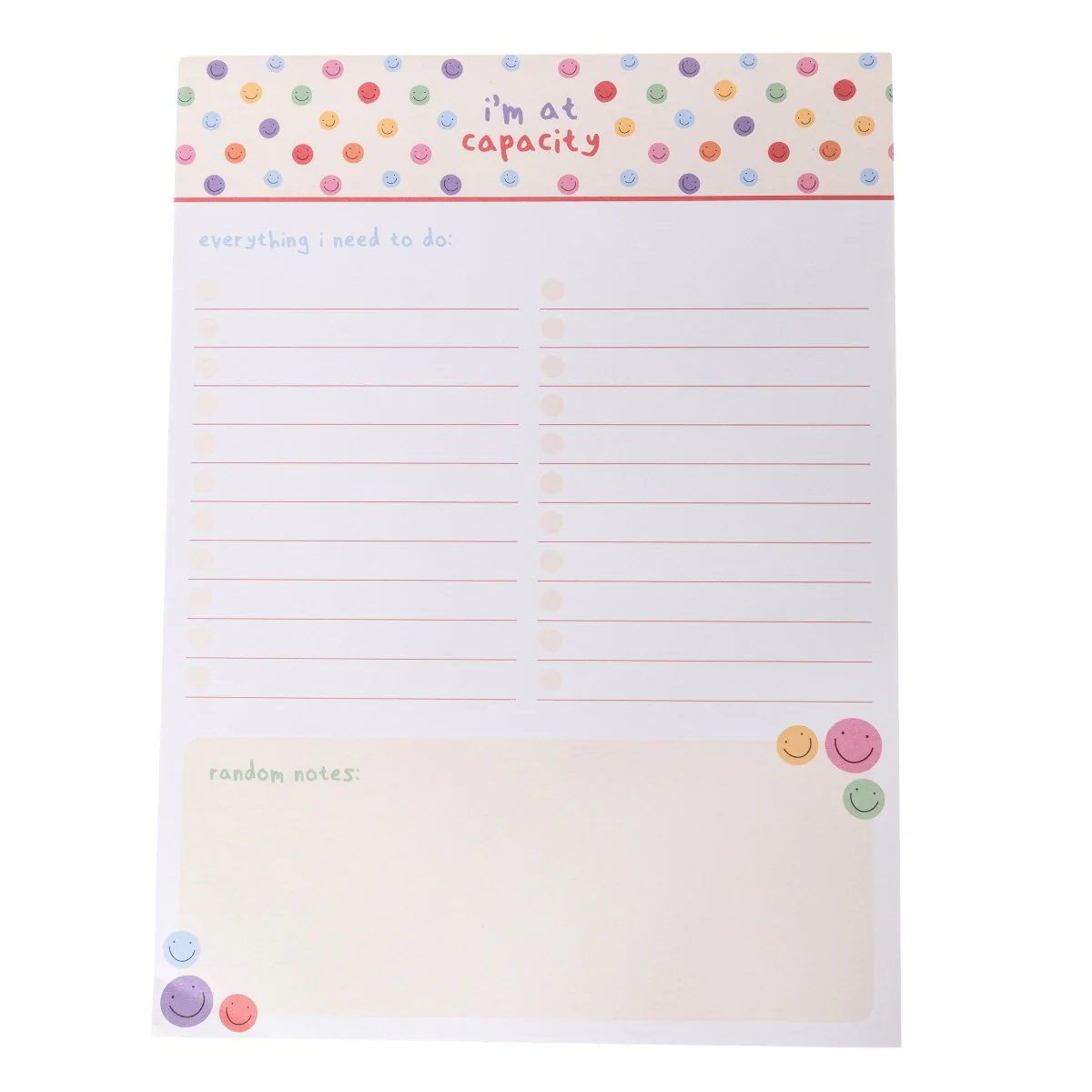 I'm at Capacity Notepad Set - Image 4