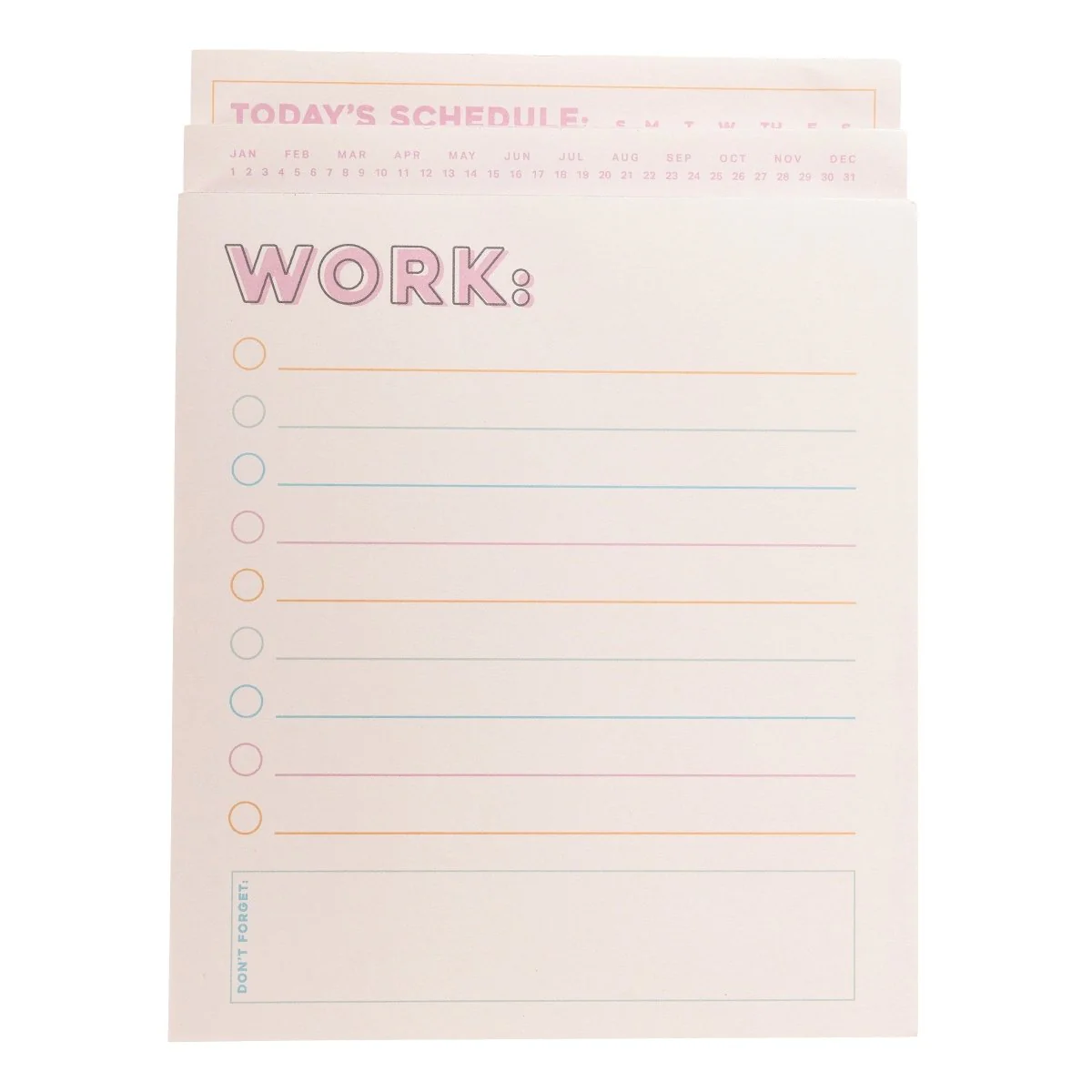 Colorful Cream Notepad Set - Image 3