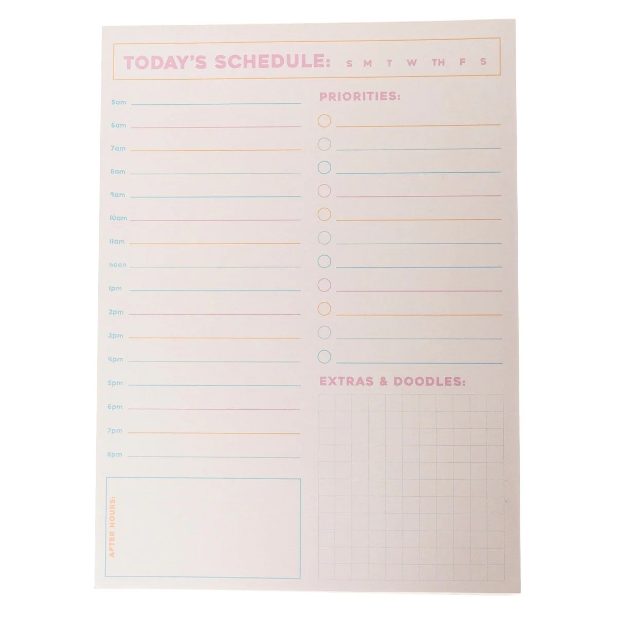 Colorful Cream Notepad Set - Image 4