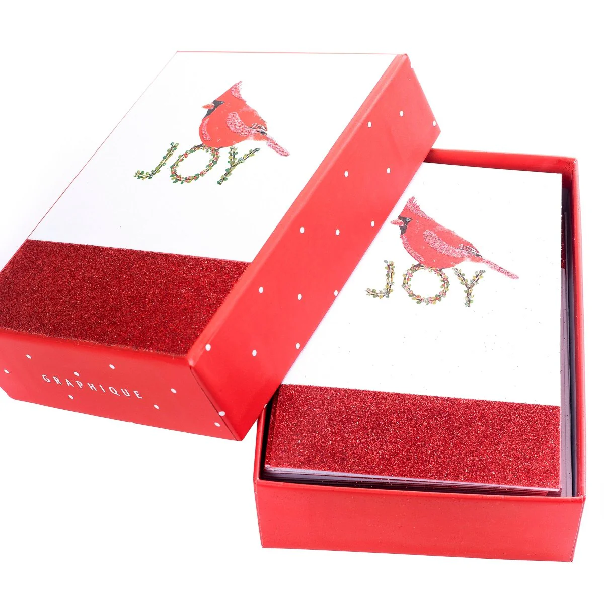 Cardinal and Joy Holiday Petite Keepsake Boxed Cards - Image 4