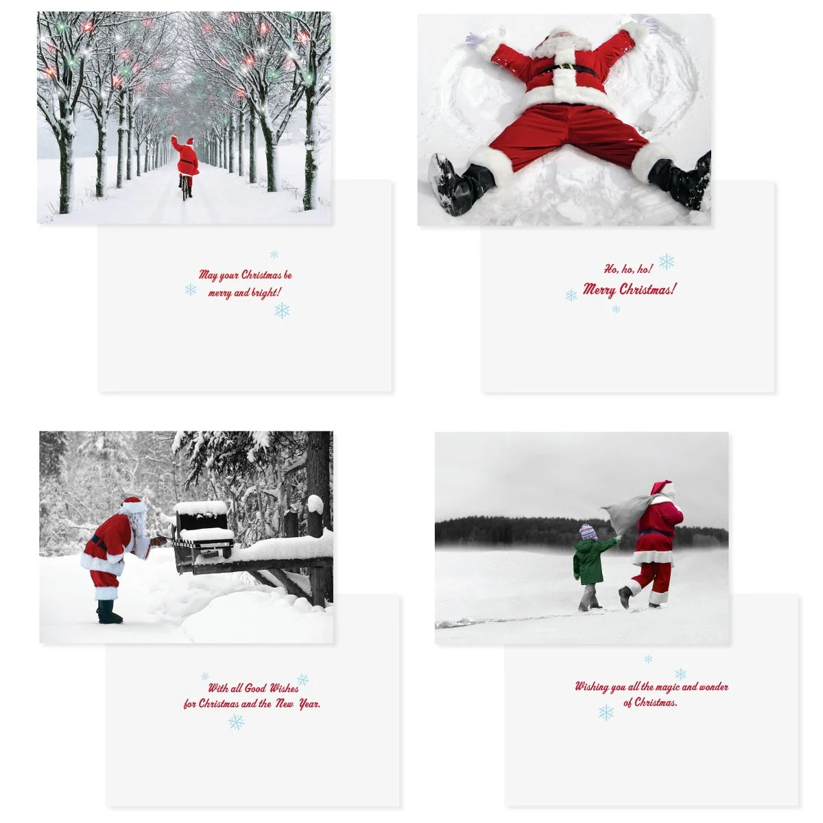 Santa Holiday Keepsake Boxed Cards - Image 2