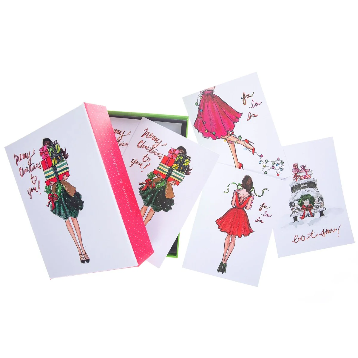 Chic Holiday Keepsake Boxed Cards - Image 5