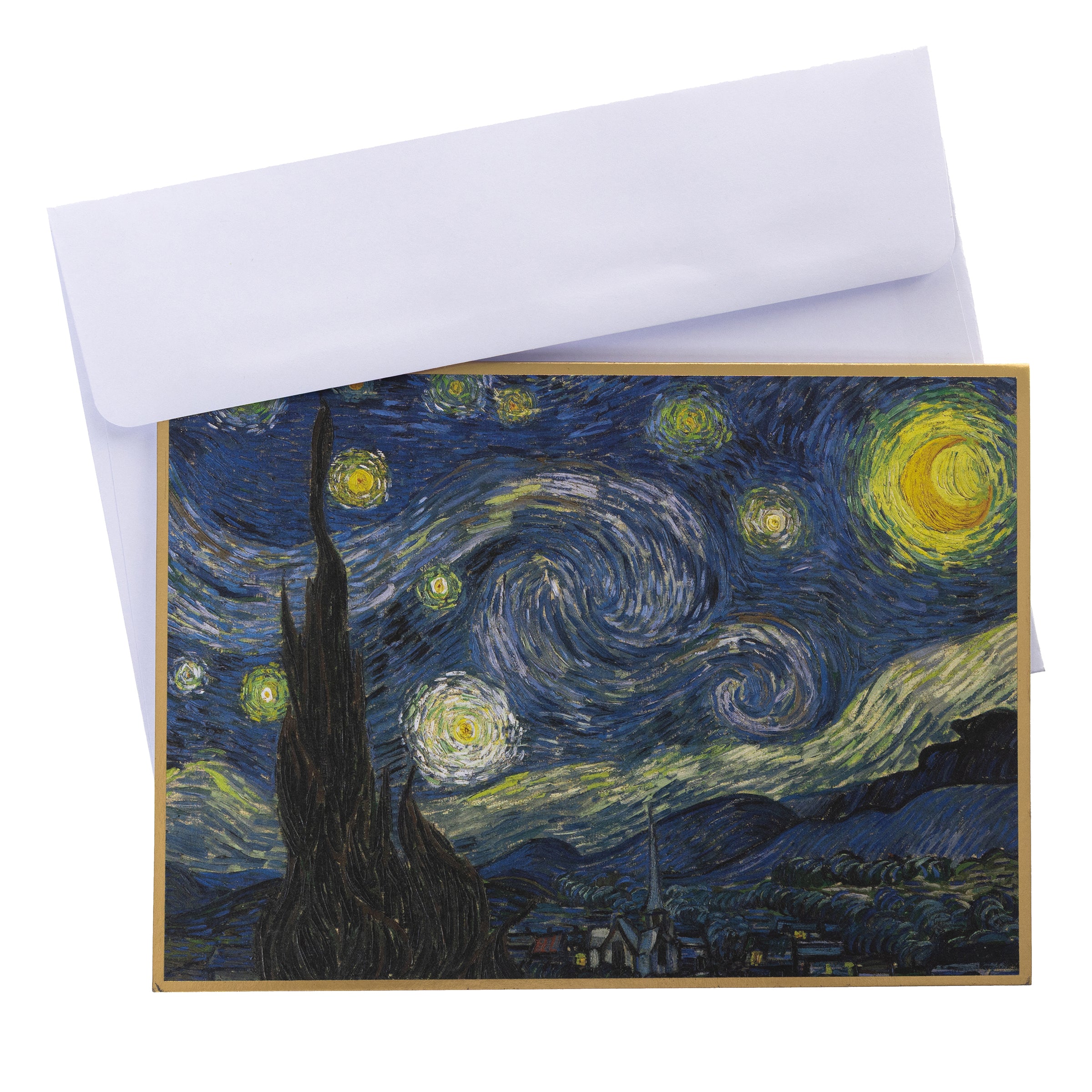 van Gogh Starry Night Keepsake Boxed Cards - Image 3