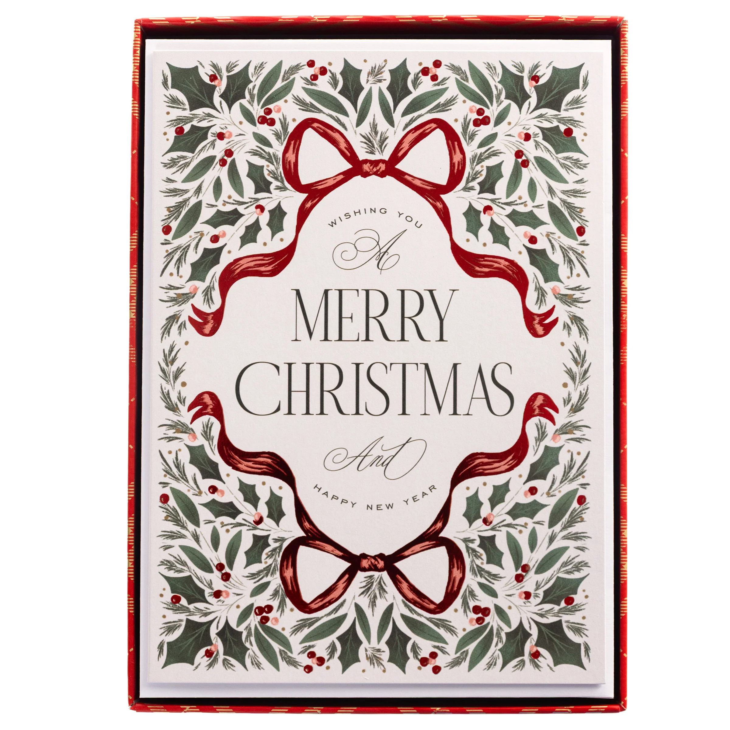 Holly Holiday Boxed Cards