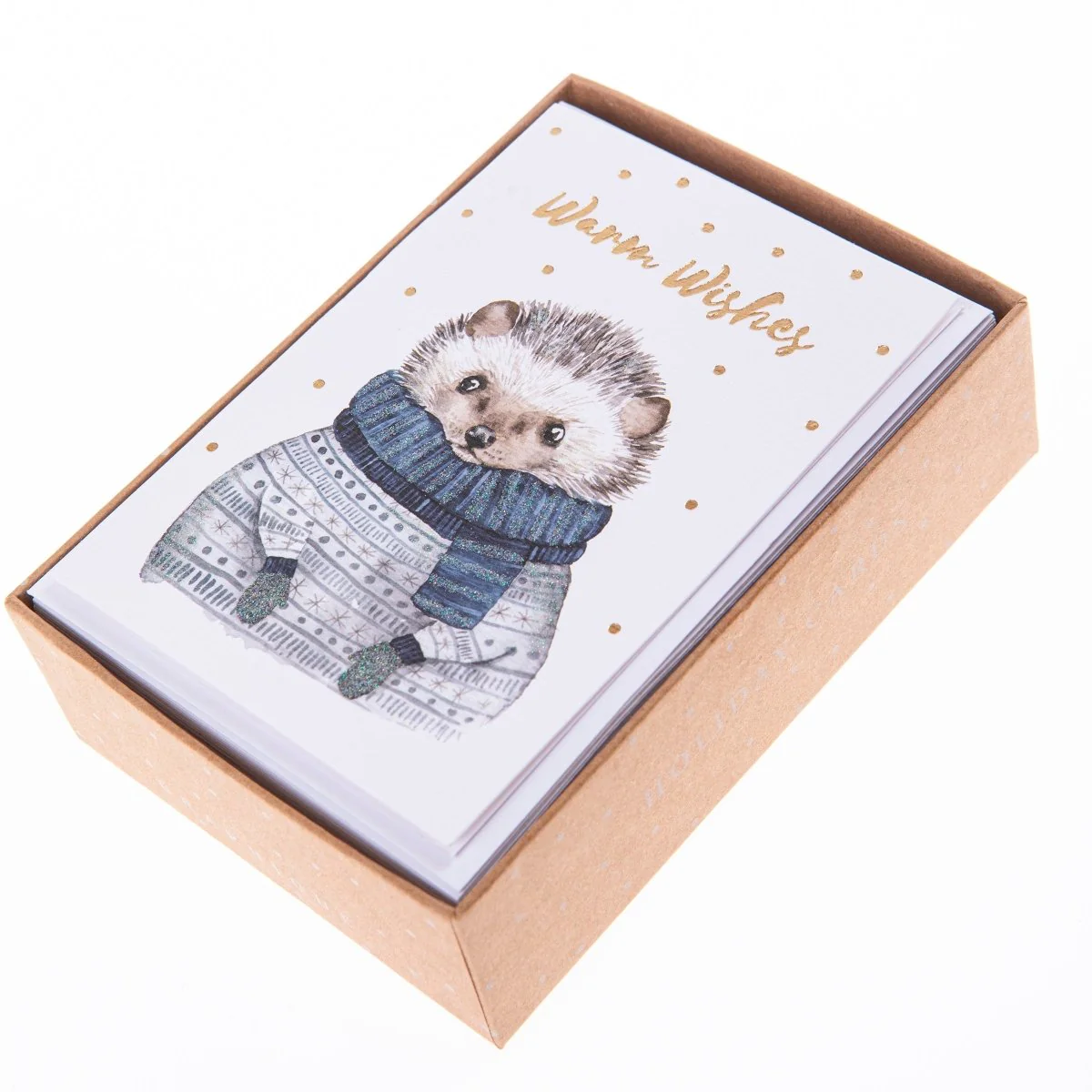 Cozy Hedgehog Holiday Boxed Cards - Image 5