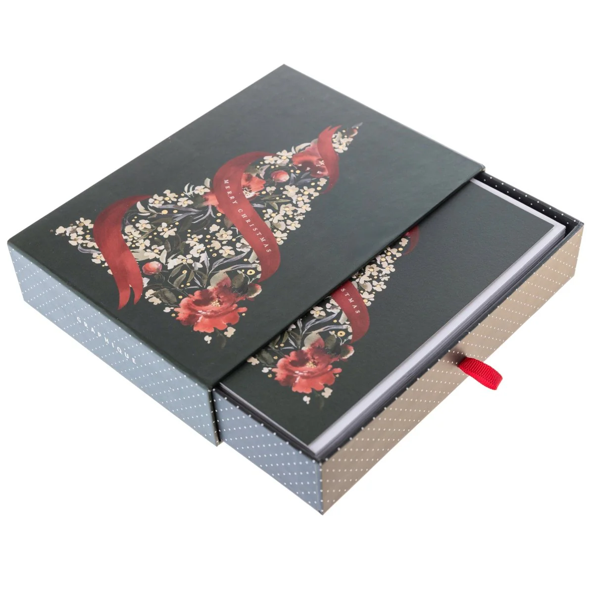 Floral Tree Holiday Keepsake Boxed Cards - Image 3