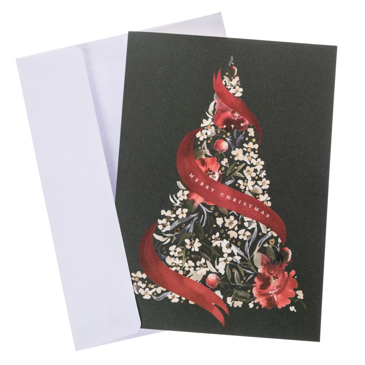Floral Tree Holiday Keepsake Boxed Cards - Image 4