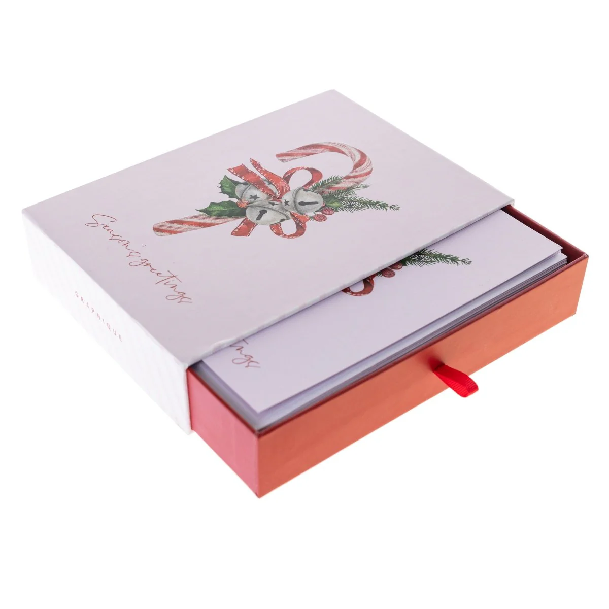 Candy Cane Holiday Keepsake Boxed Cards - Image 3