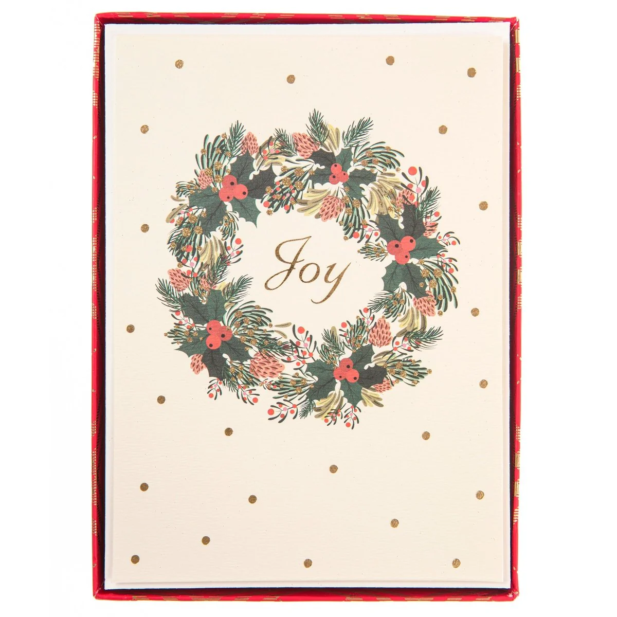 Joy Wreath Holiday Boxed Cards