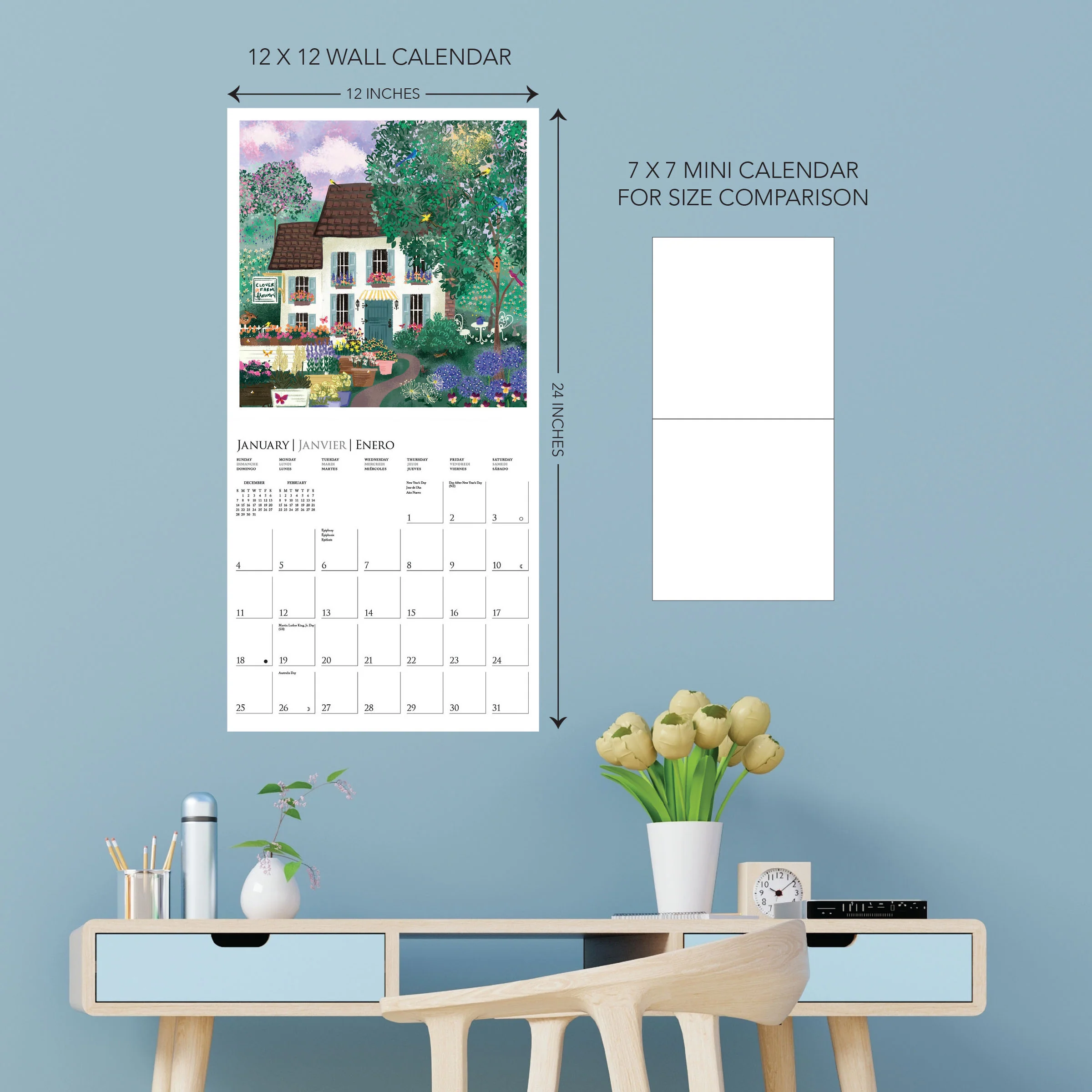 Joyful Landscapes Wall Calendar - Image 5