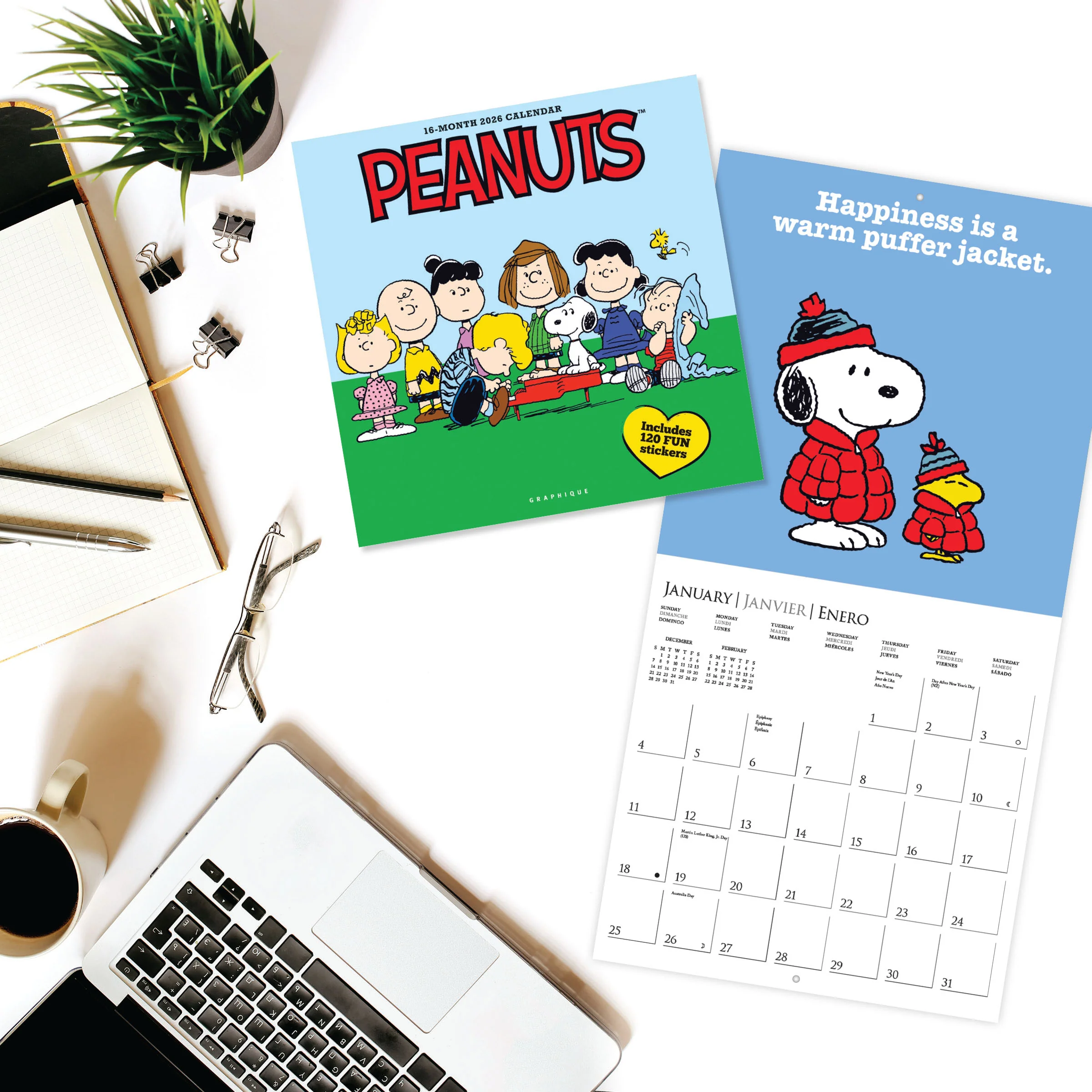 Peanuts®: Happiness Is Wall Calendar - Image 2