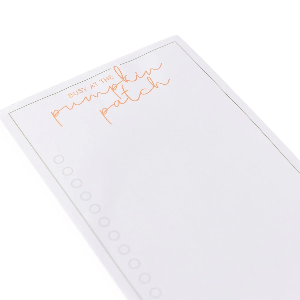 Watercolor Pumpkin Magnetic & Small Notepad Set - Image 4