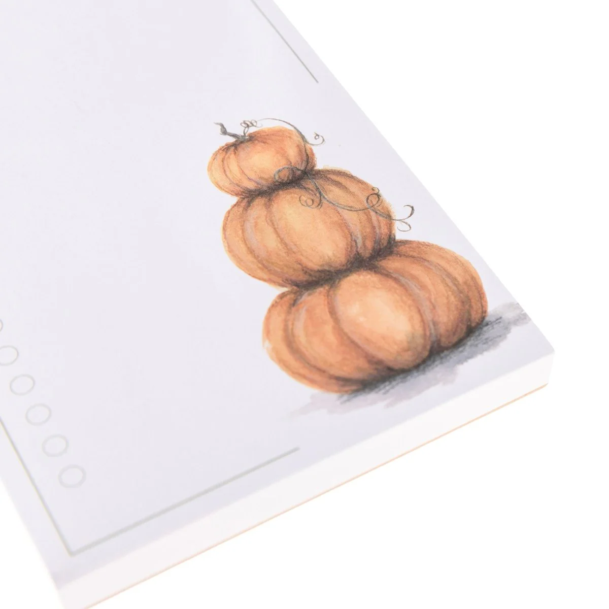 Watercolor Pumpkin Magnetic & Small Notepad Set - Image 5