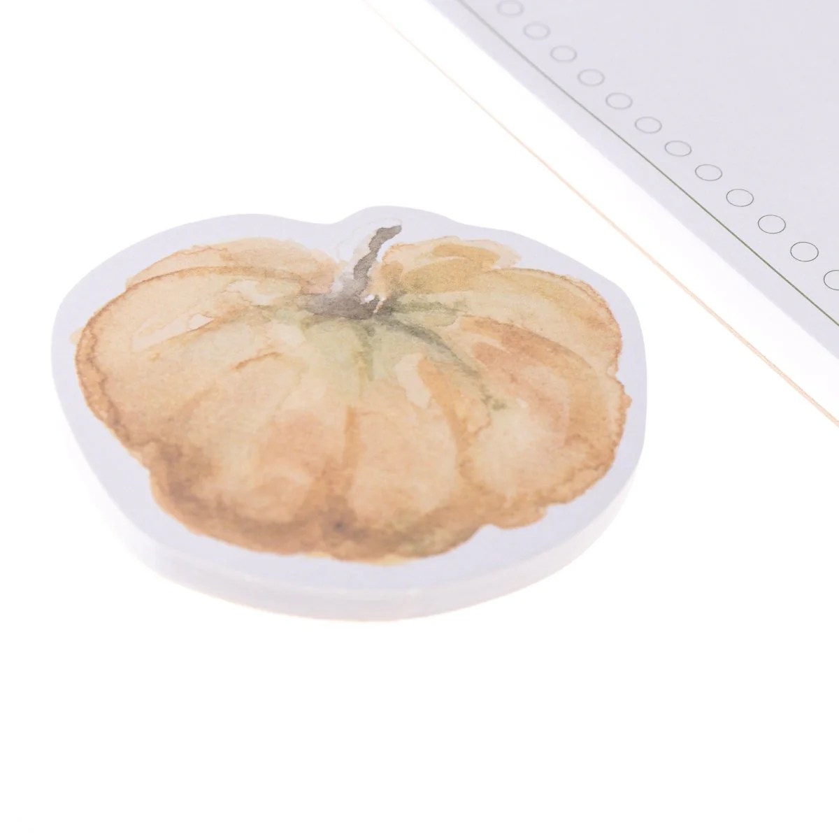 Watercolor Pumpkin Magnetic & Small Notepad Set - Image 6