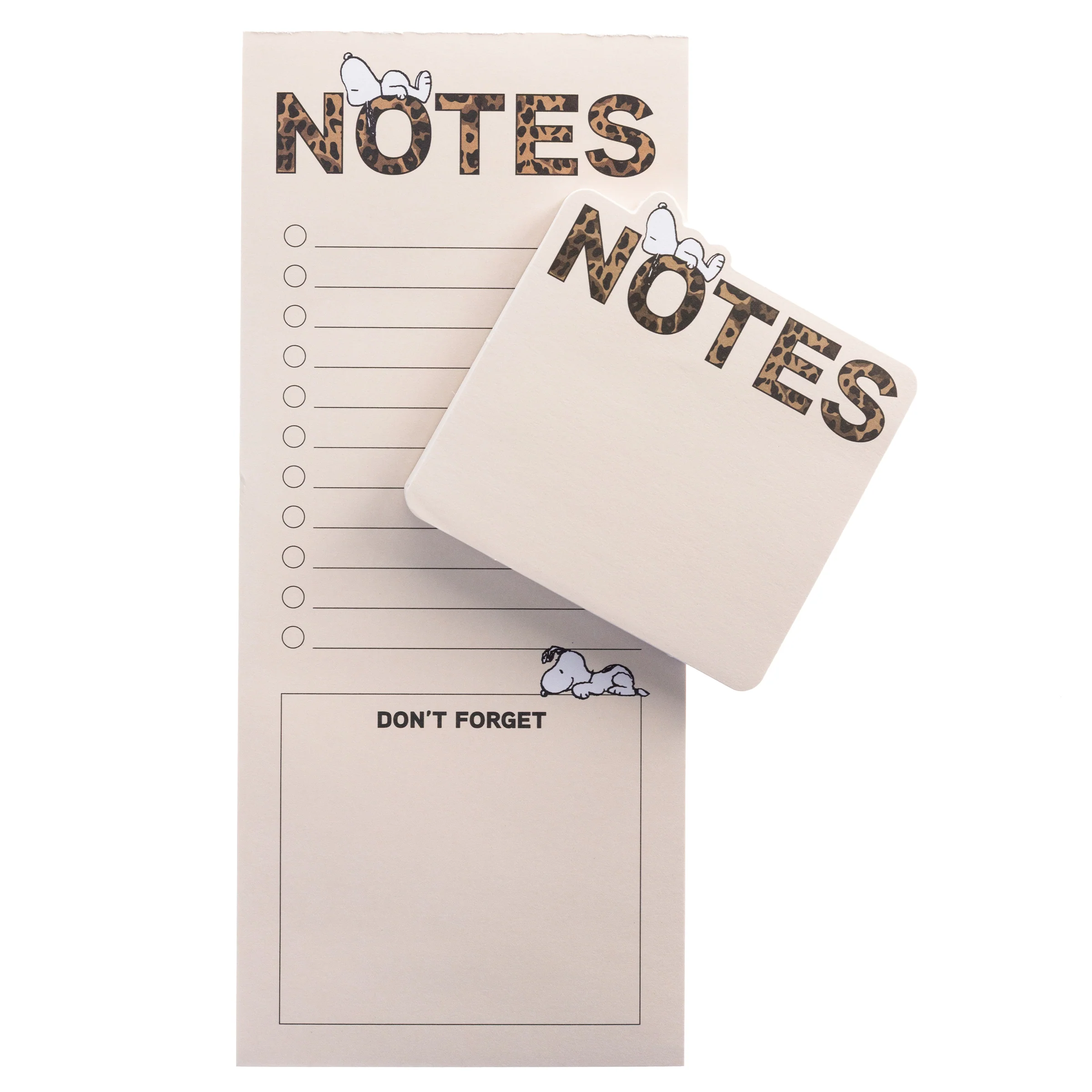 Peanuts® Leopard Magnetic & Small Notepad Set - Image 3