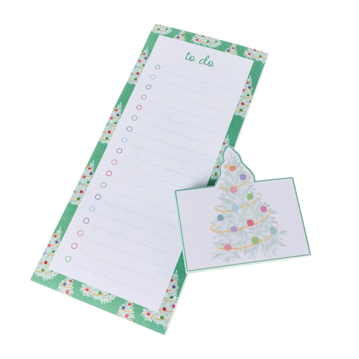 Teal Trees Holiday Notepad Set - Image 3