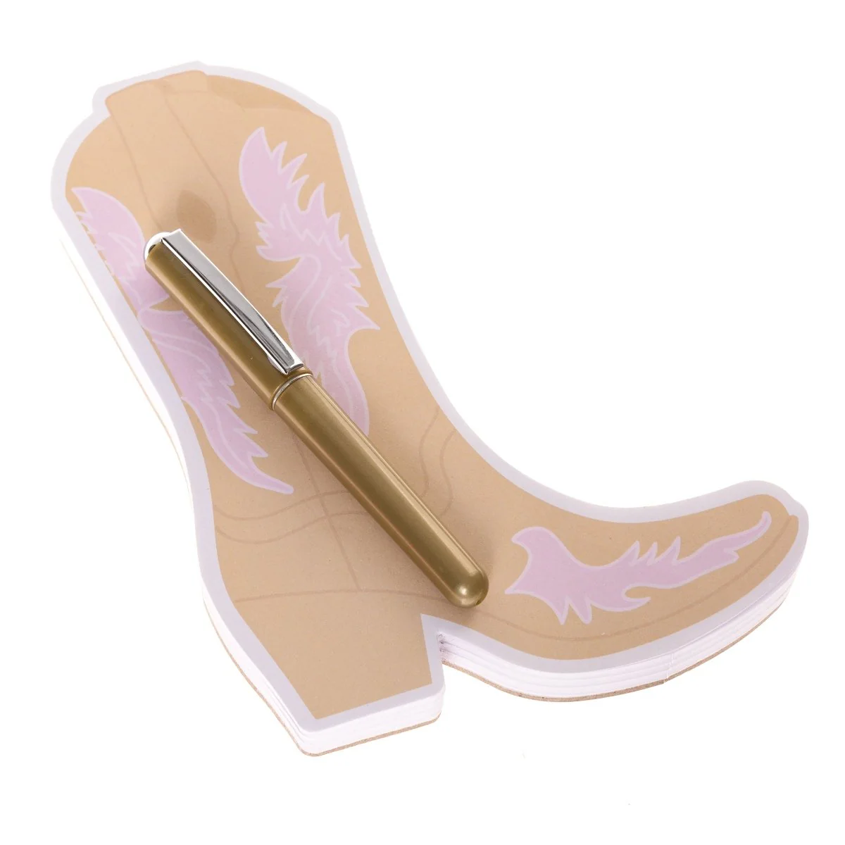 Cowgirl Boot Memo Notepad & Pen - Image 4