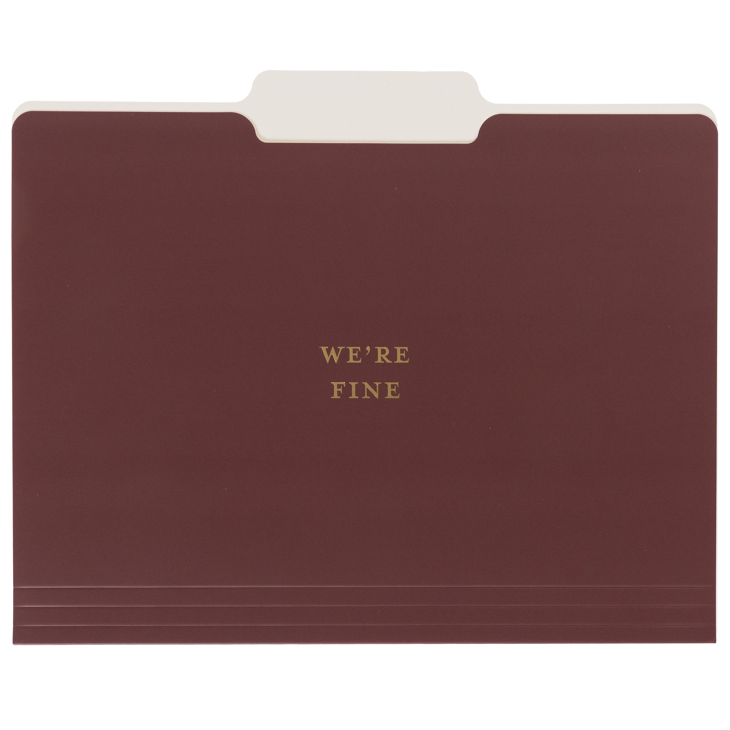 Burgundy File Folder Set - Image 3