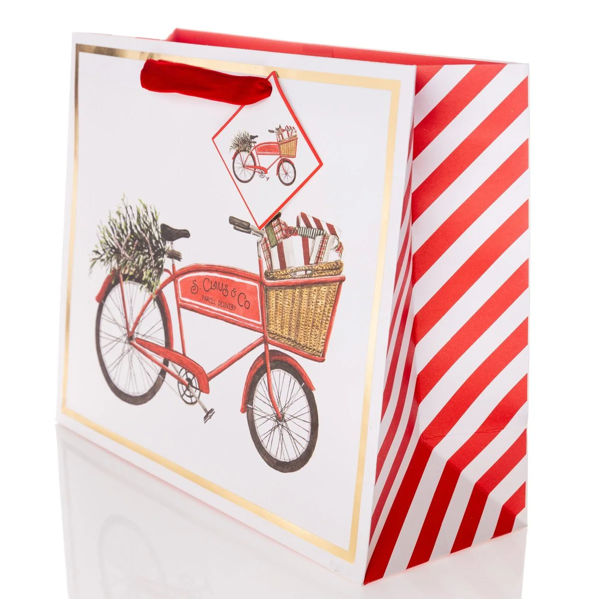 Watercolor Icons Holiday Large Gift Bag Set - Image 2