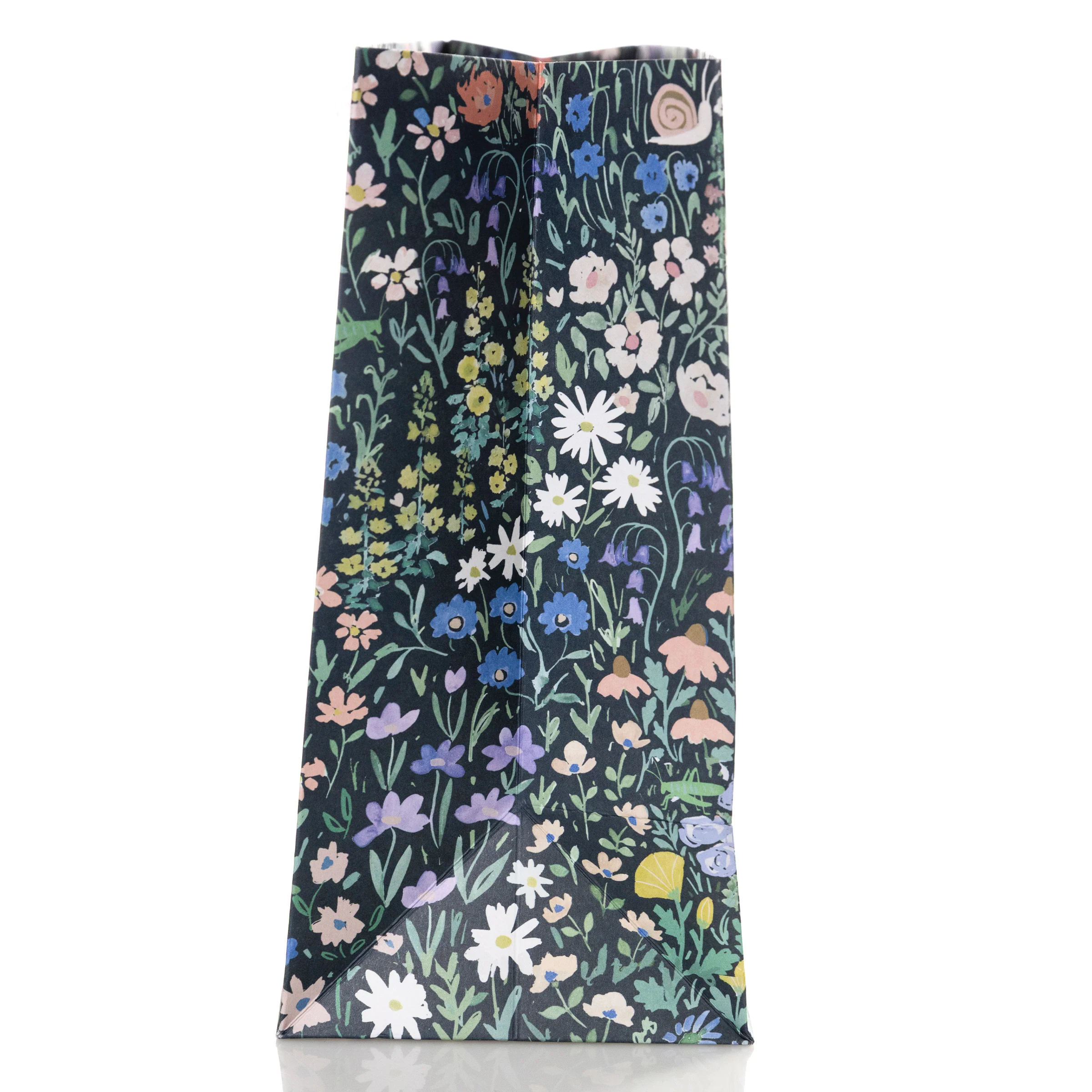 Purple Florals Medium Gift Bag - Image 2