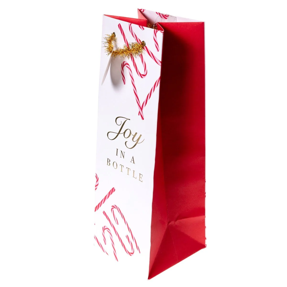 Joy in a Bottle Holiday Wine Gift Bag - Image 5