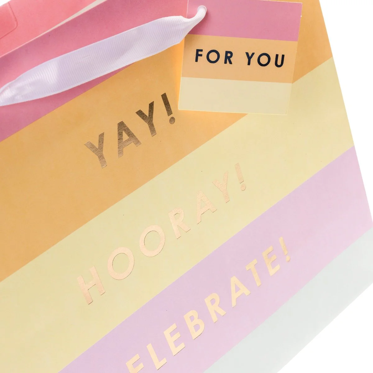 Stripes Large Gift Bag - Image 5