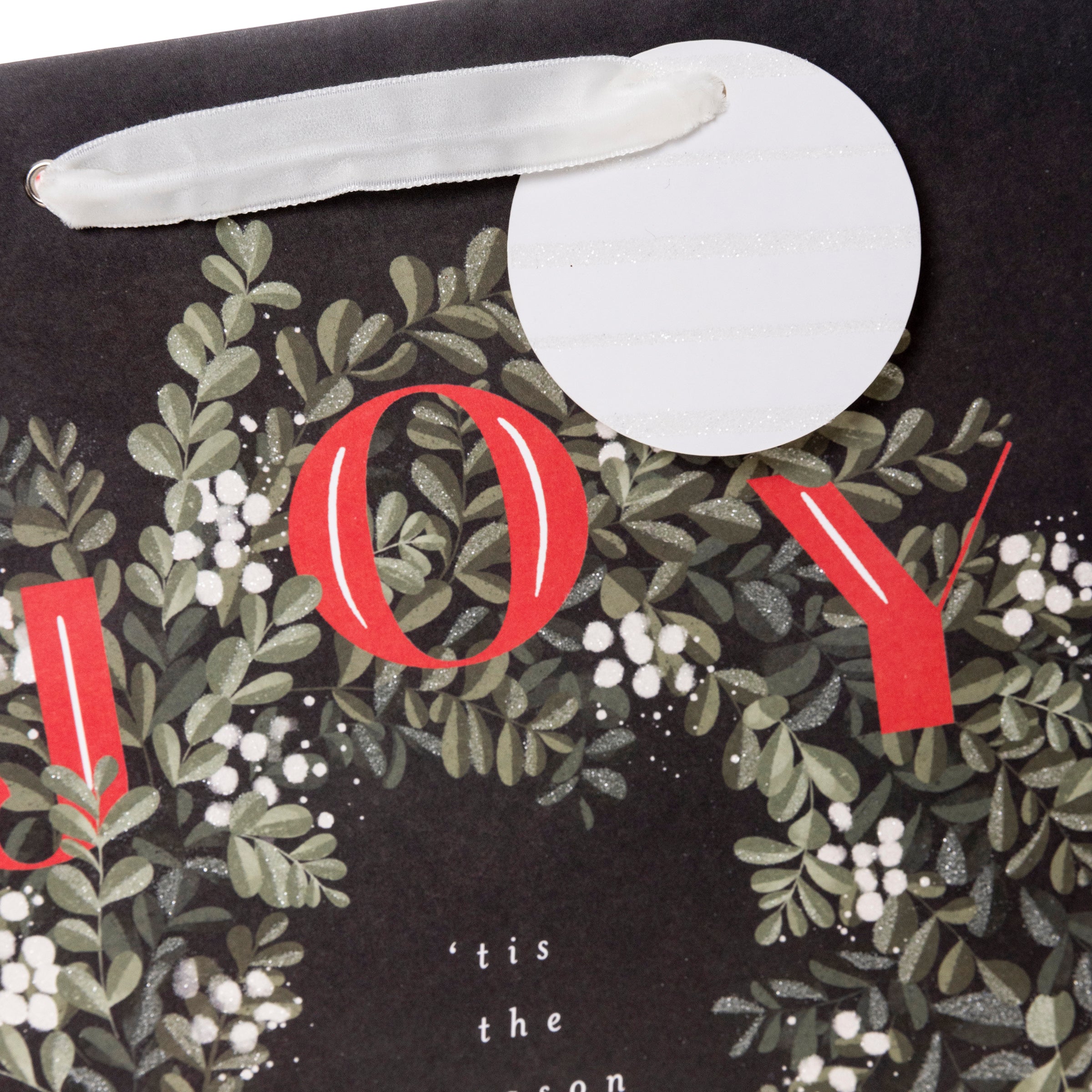Joyful Wreath Holiday Large Gift Bag - Image 3