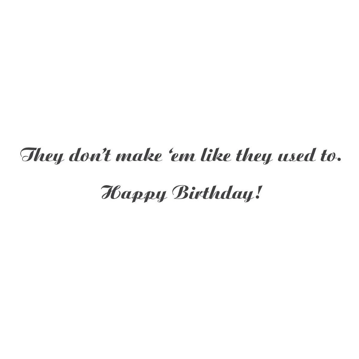 Oh So Classic! Birthday Card - Image 2