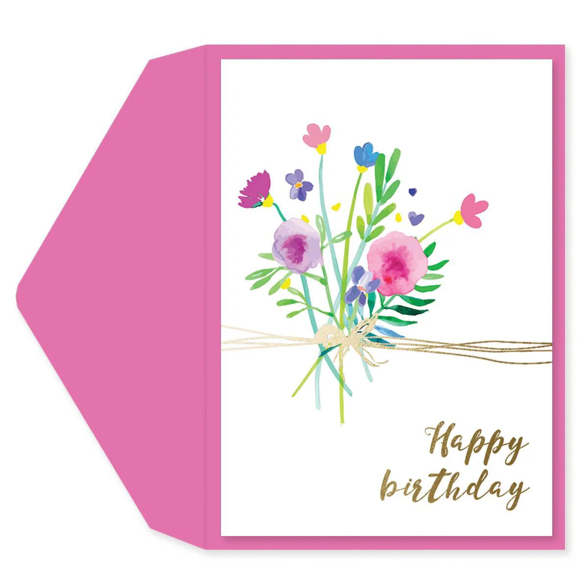 Flowers Birthday Card