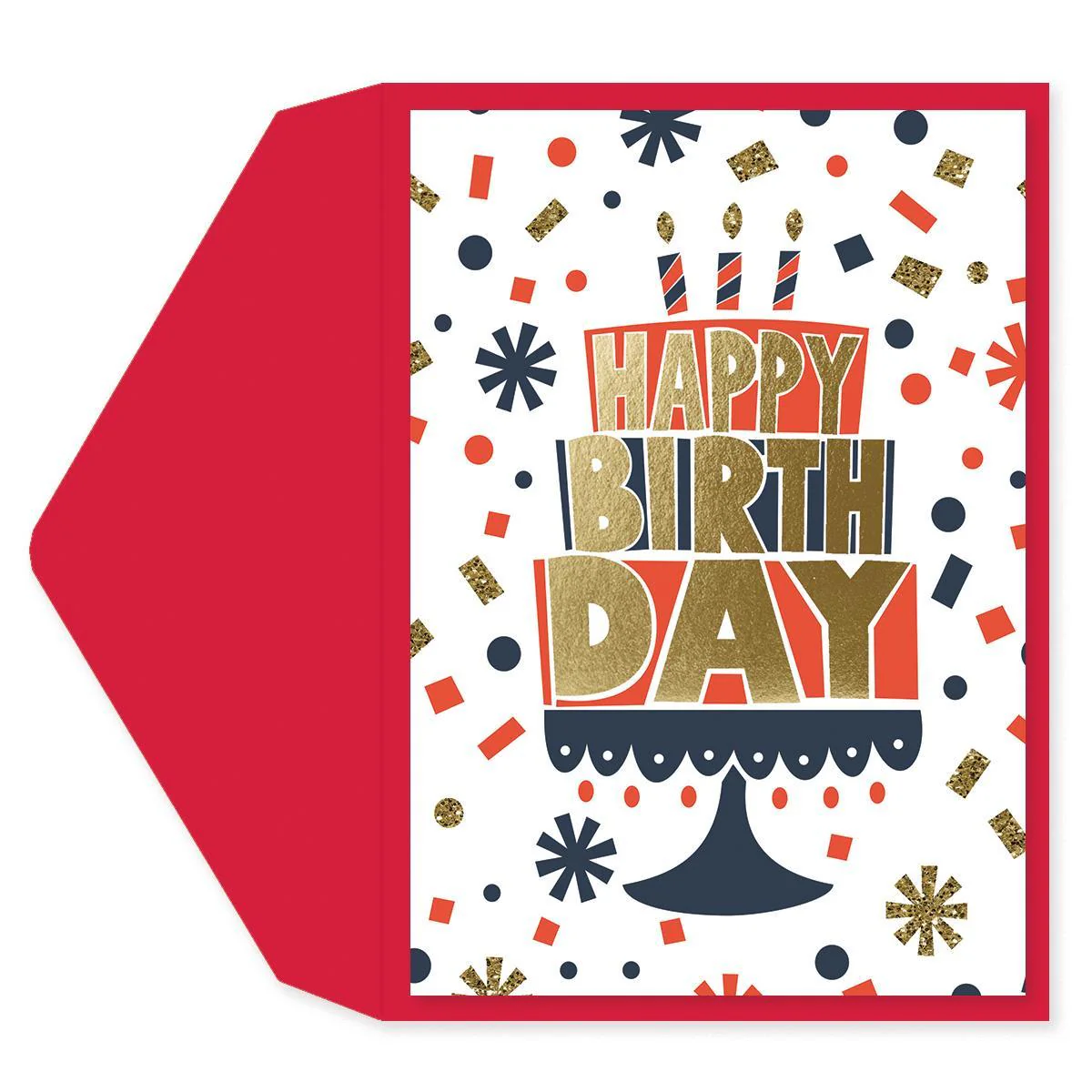 Boy Cake Birthday Card