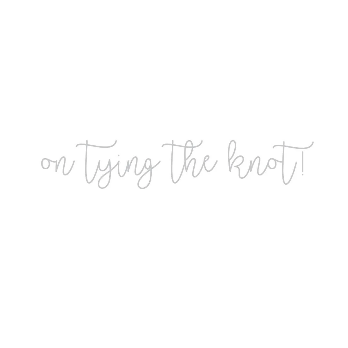 Tying The Knot Wedding Card - Image 2