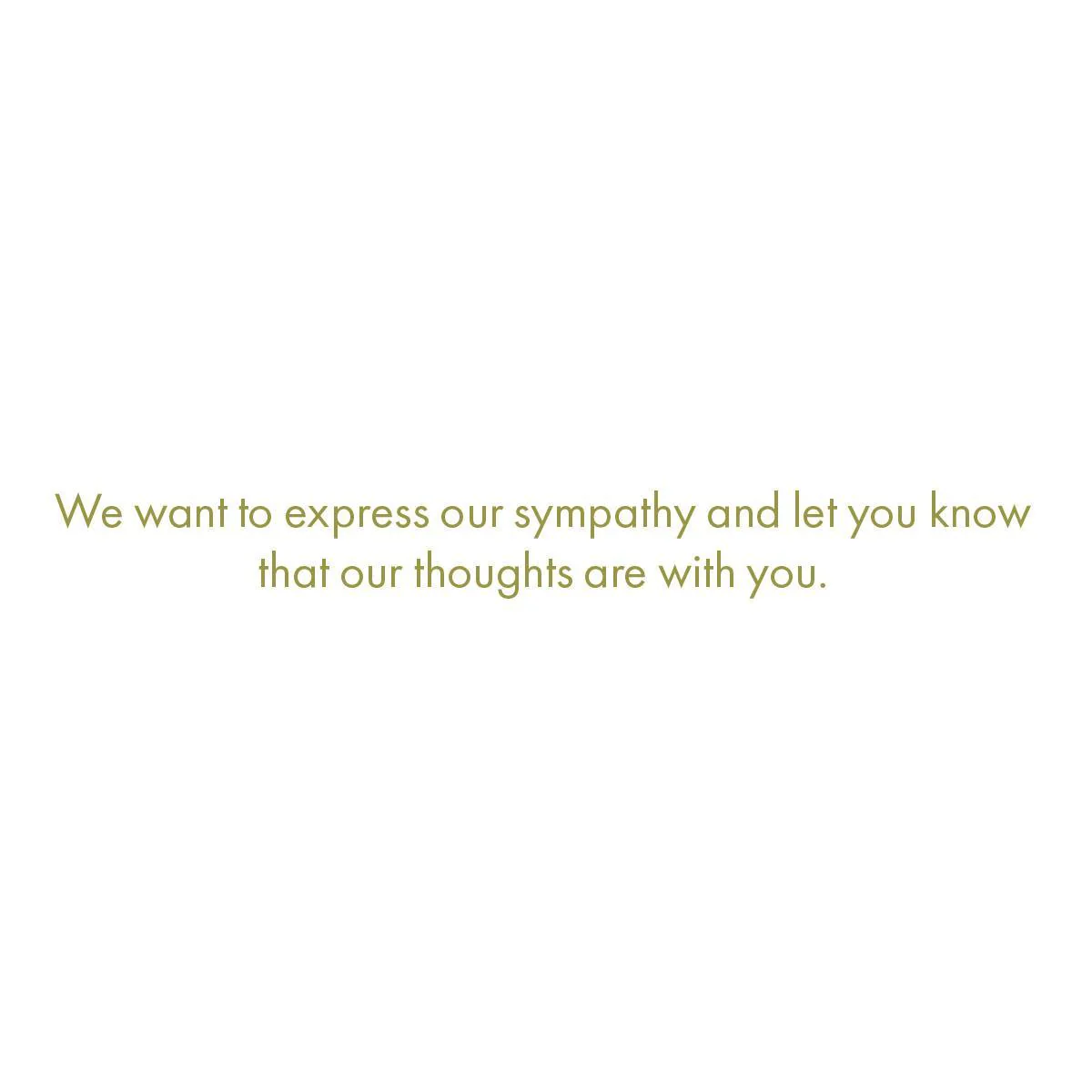 Willow leaves Sympathy Card - Image 2