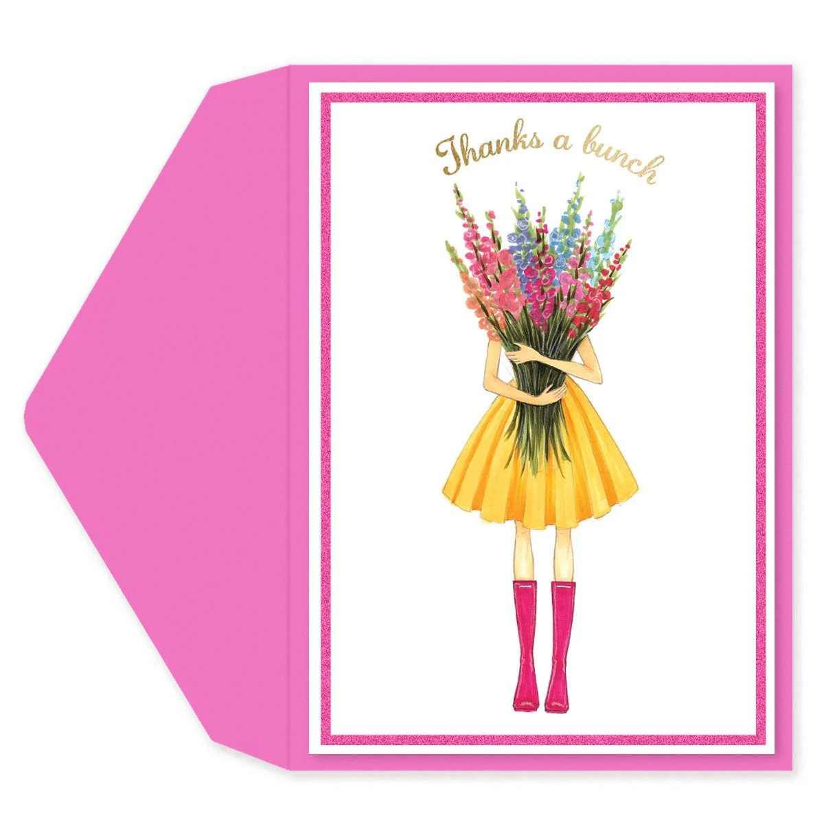 Thanks a Bunch Thank You Card