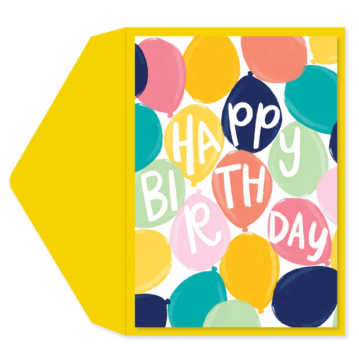 Balloons Birthday Card