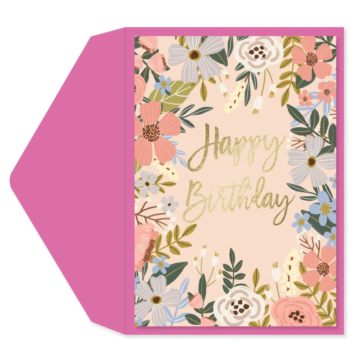 Floral Birthday Card