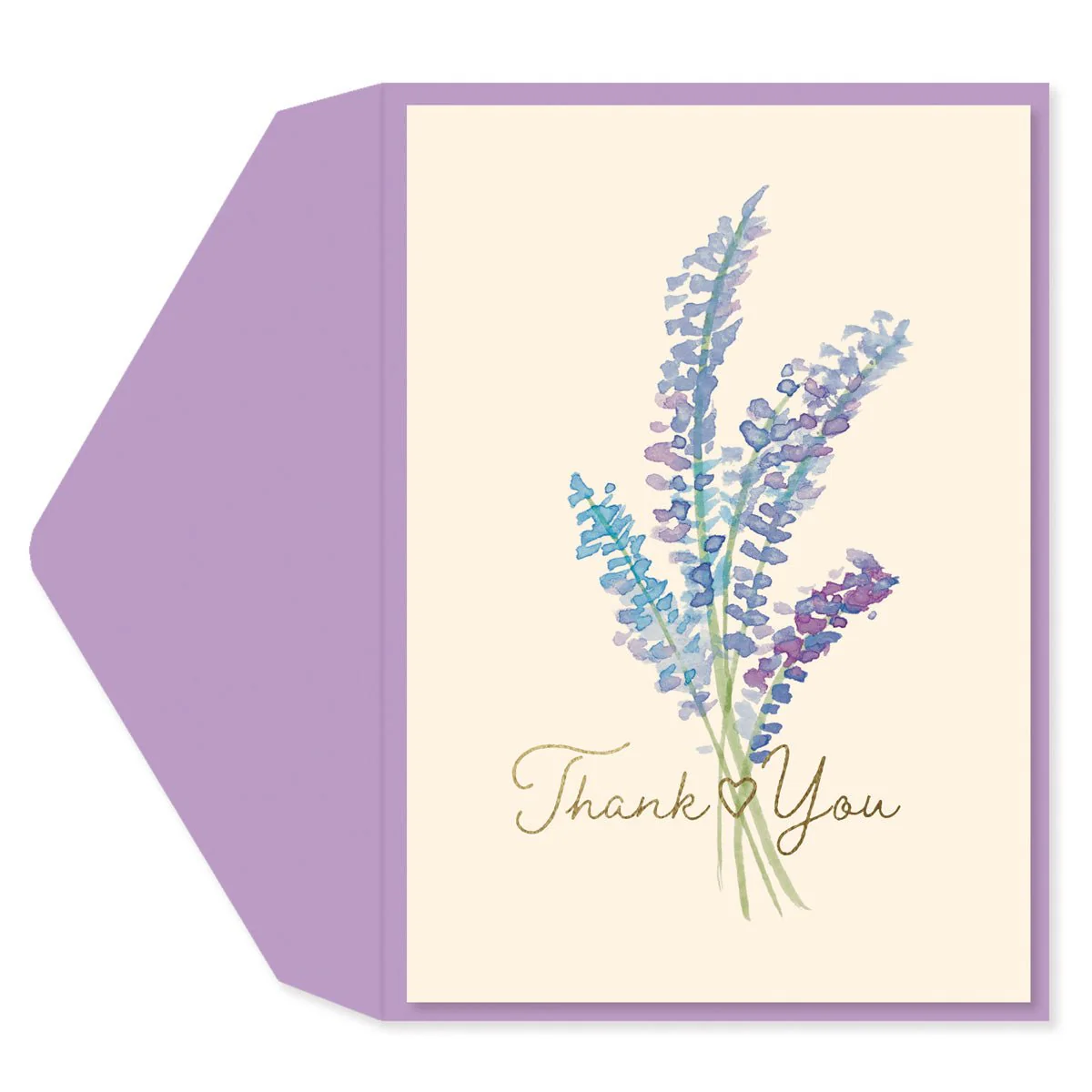 Lavender Thank You Card