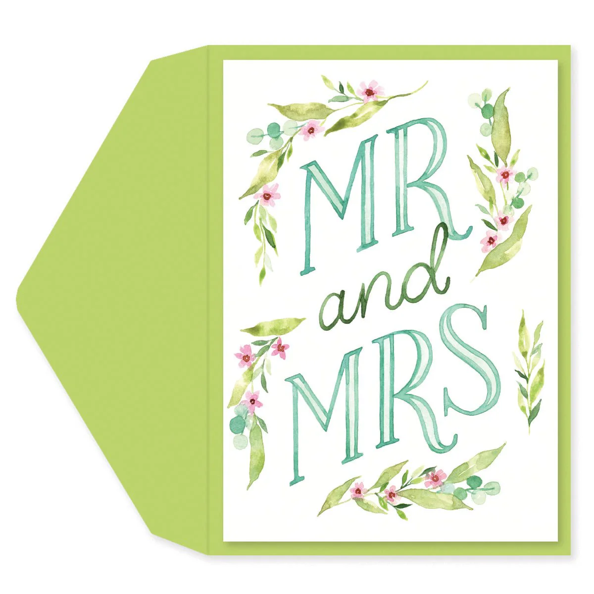 Floral Wedding Card