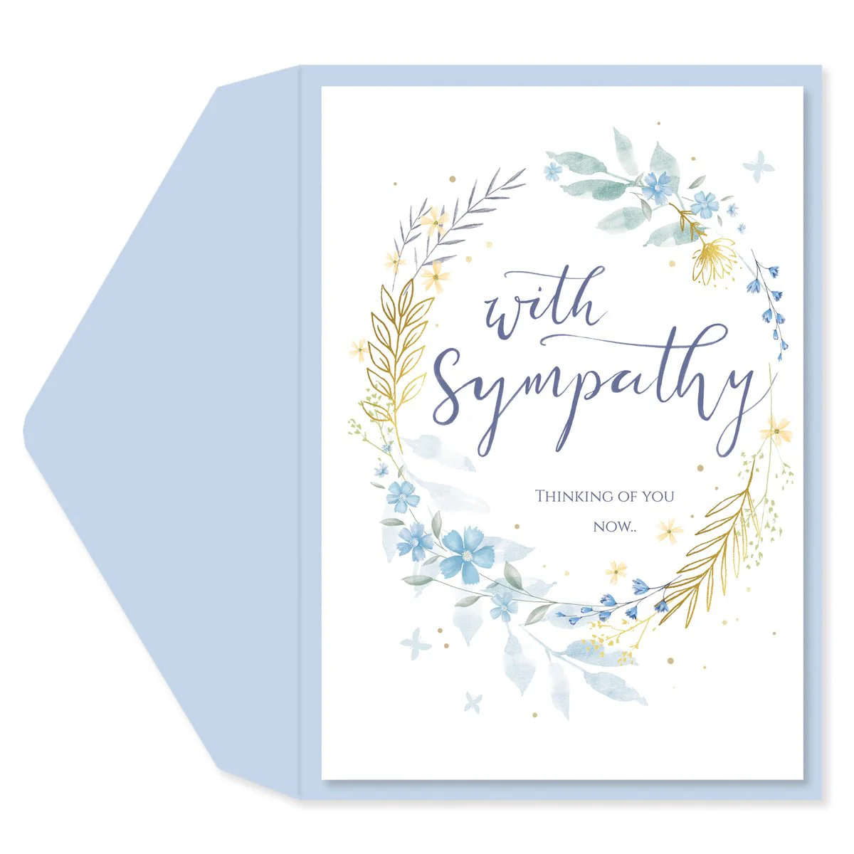 Wreath Sympathy Card