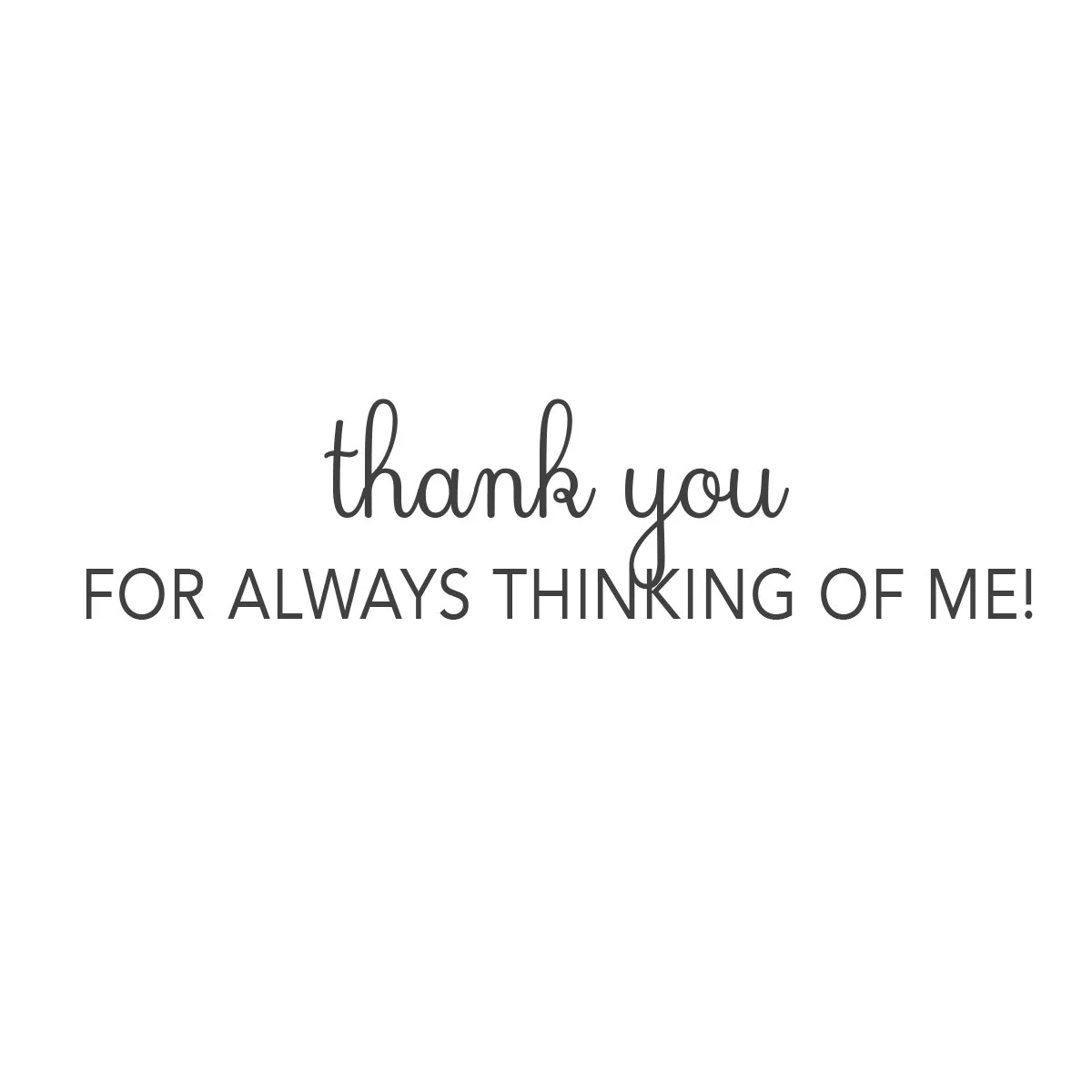 Floral Heart Thank You Card - Image 2