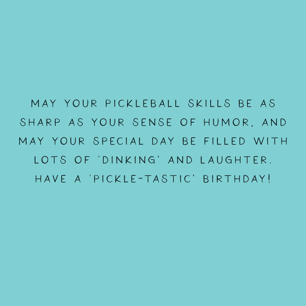 Pickle Ball Greeting Card - Image 2