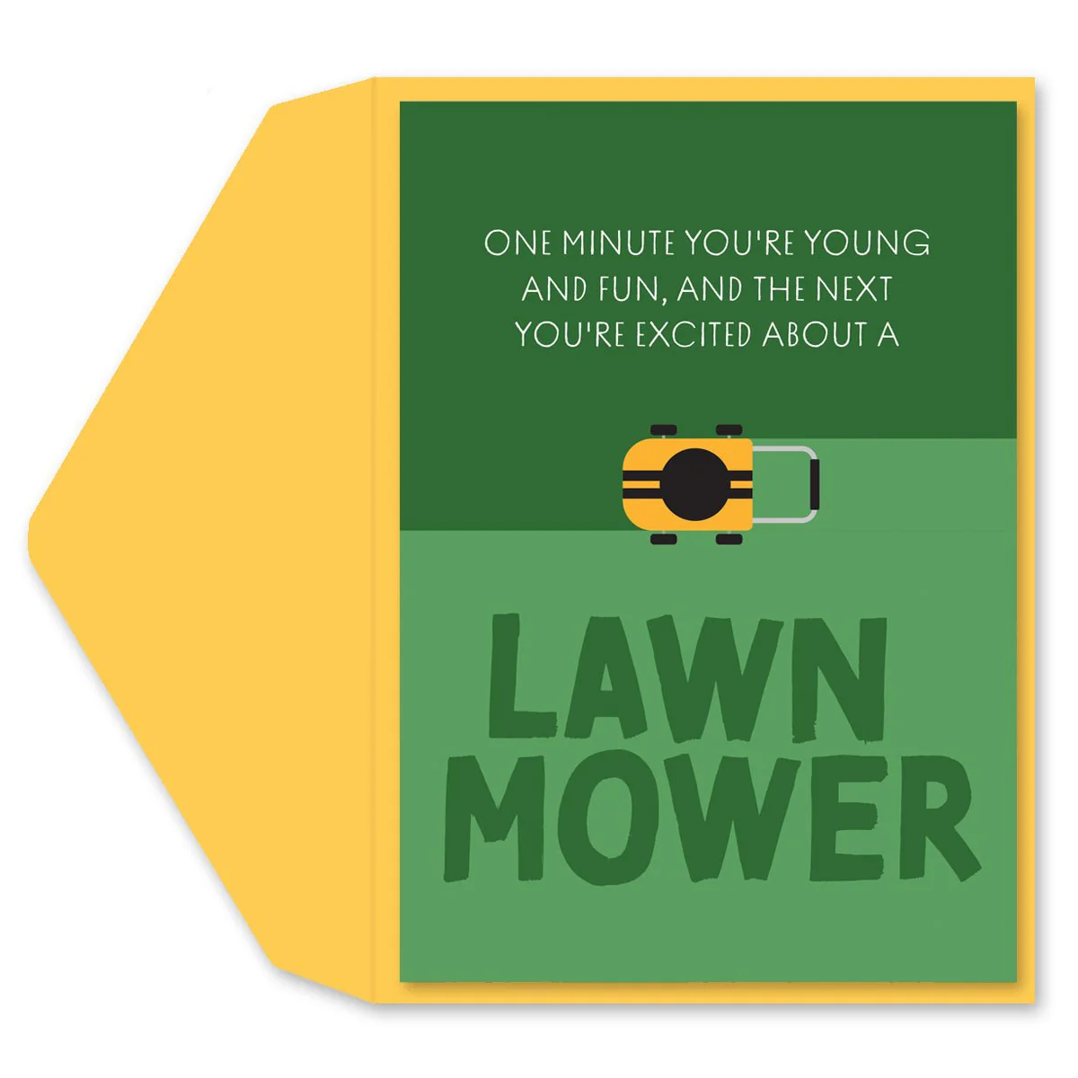 Lawn Mower Greeting Card