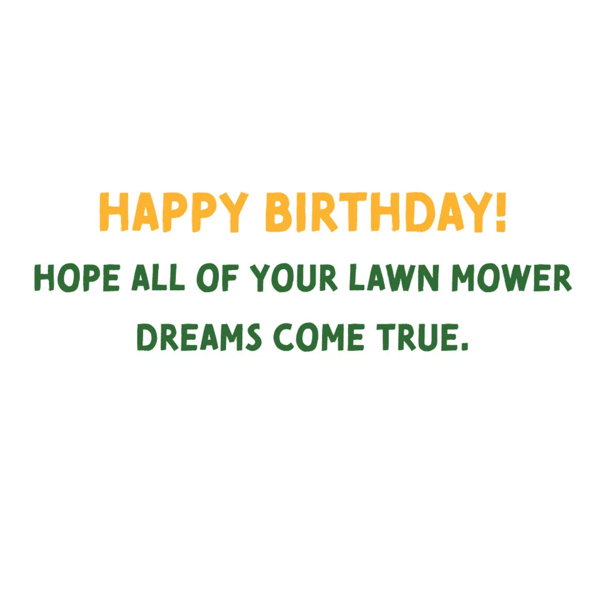 Lawn Mower Greeting Card - Image 2