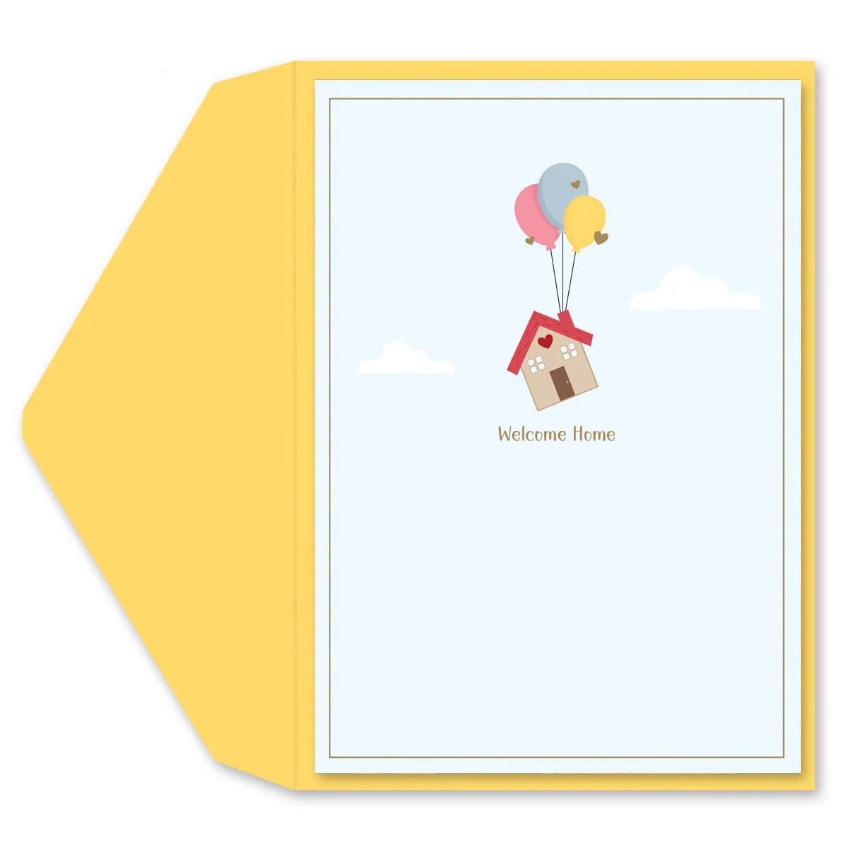 Balloon House Greeting Card