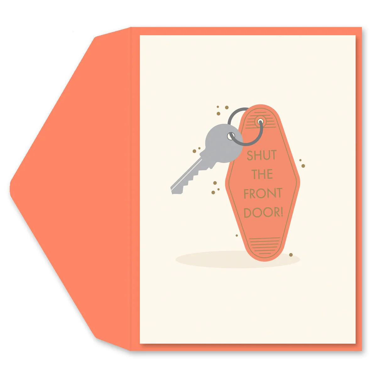 Keychain Greeting Card