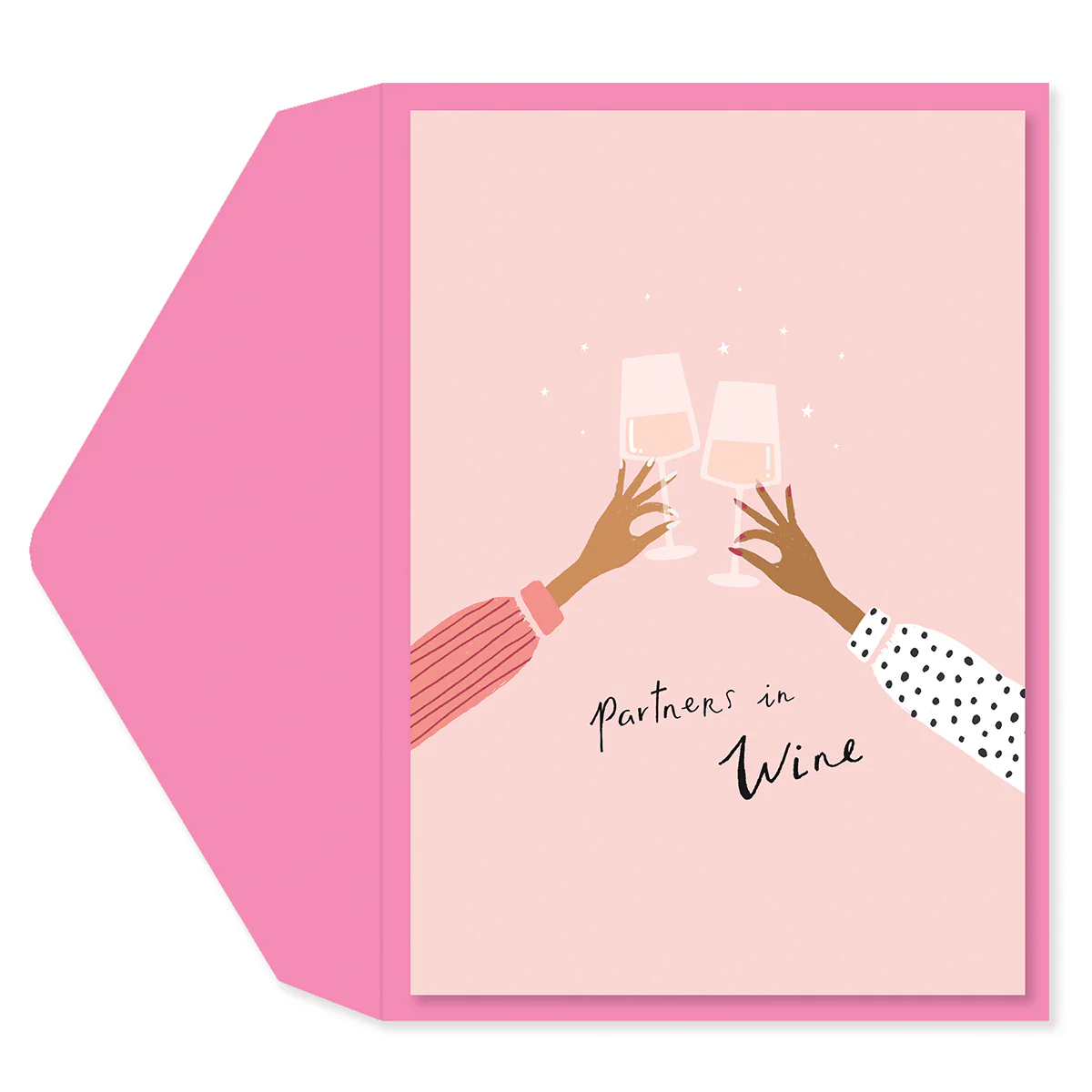 Partners in Wine Friendship Card