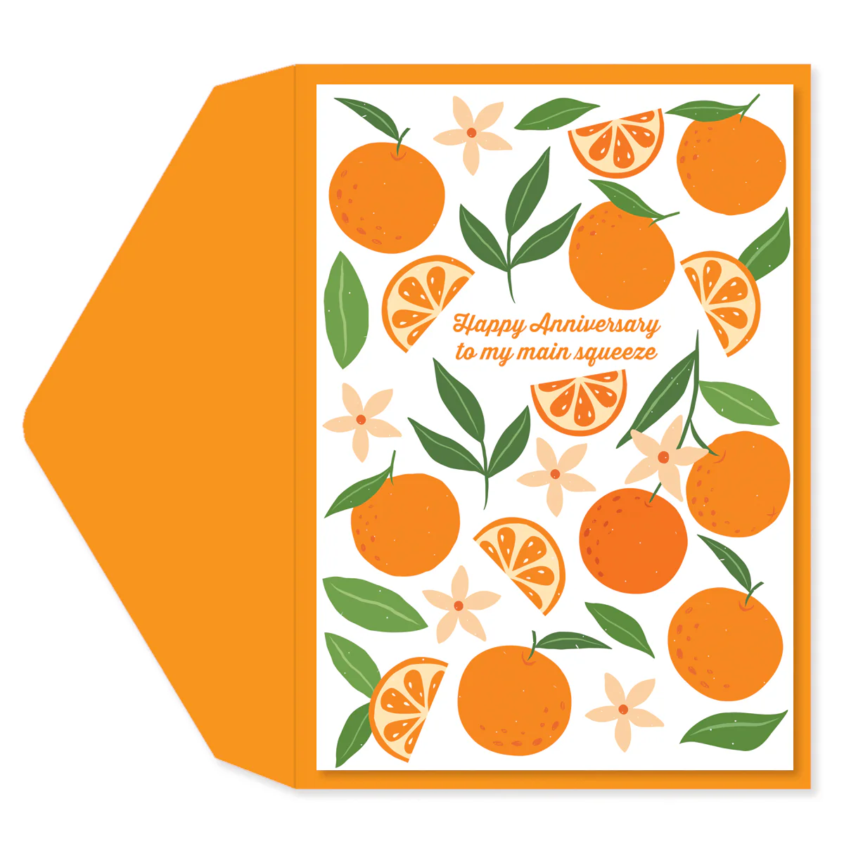 Oranges Anniversary Card