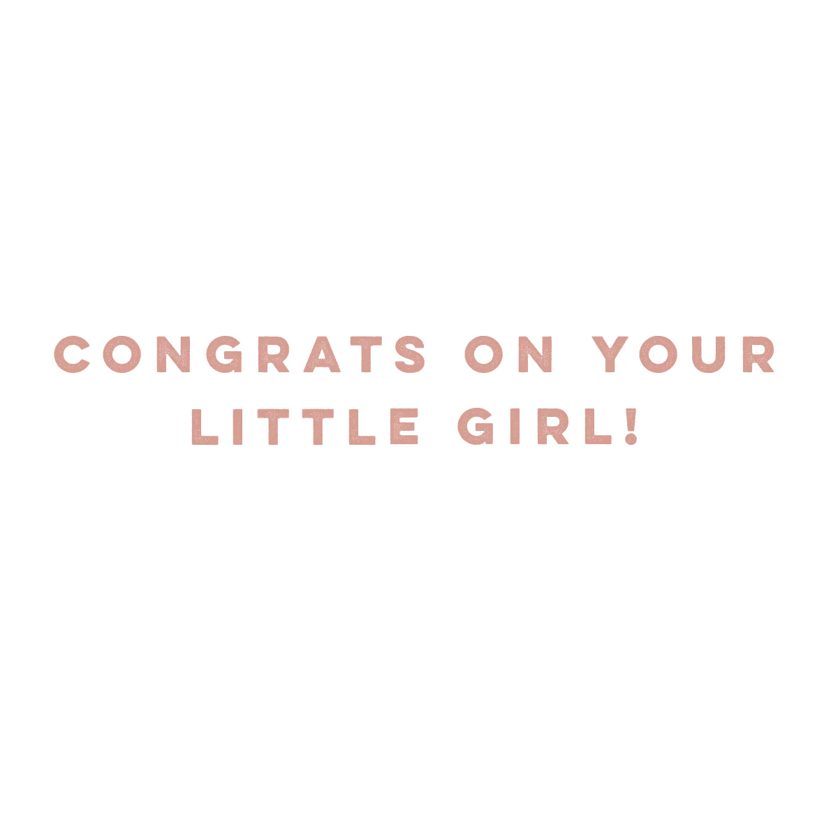 Pink Goose Baby Card - Image 2