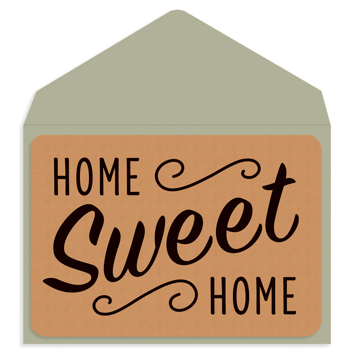 Welcome Mat Greeting Card