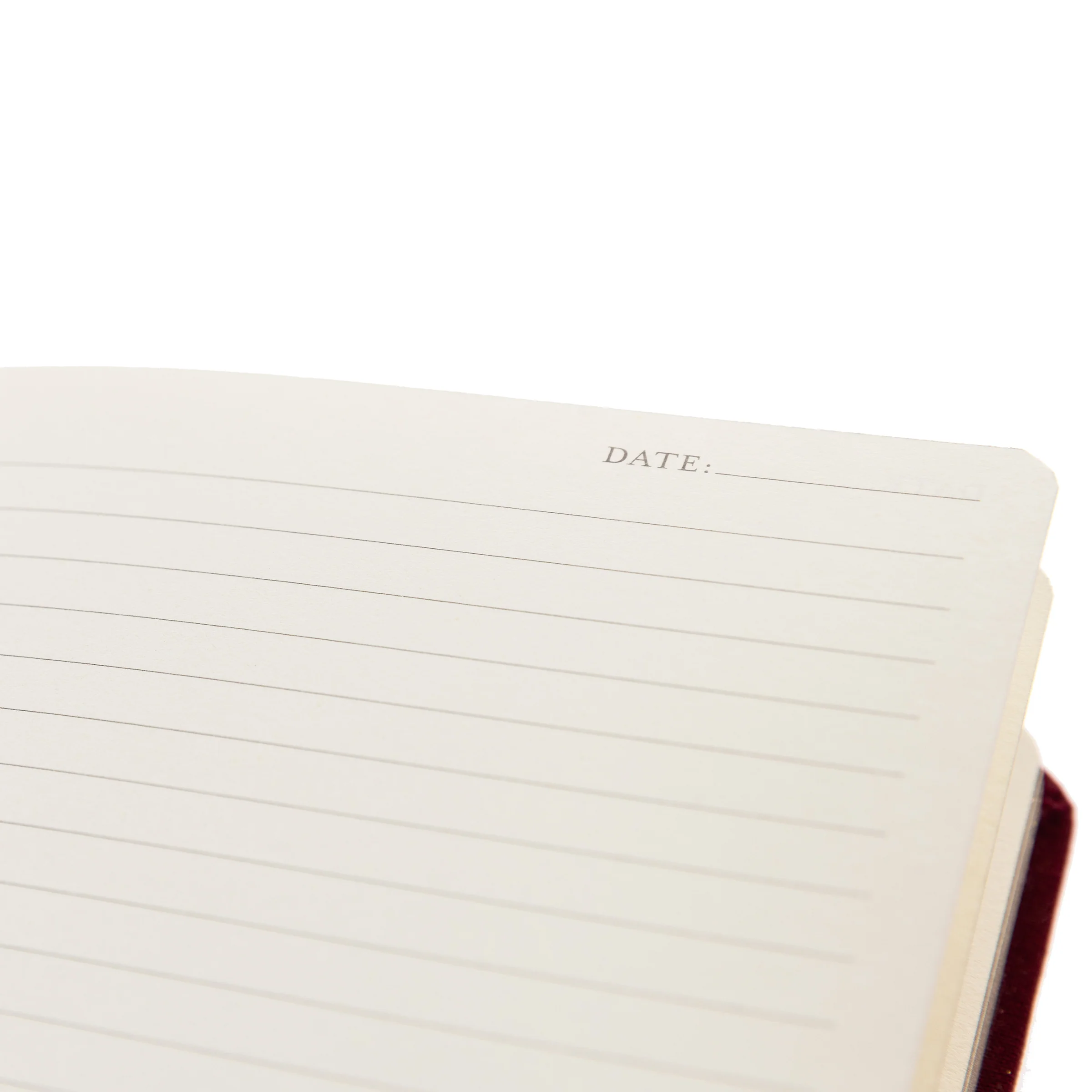 Burgundy Fabric-Bound Journal - Image 2