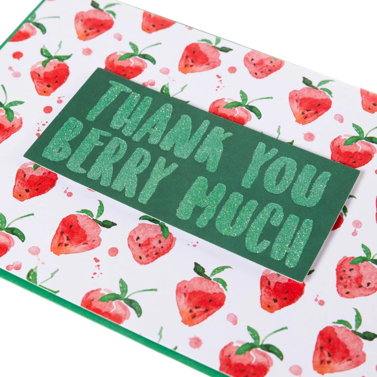 Thank You Berry Much Thank You Handmade Card - Image 3